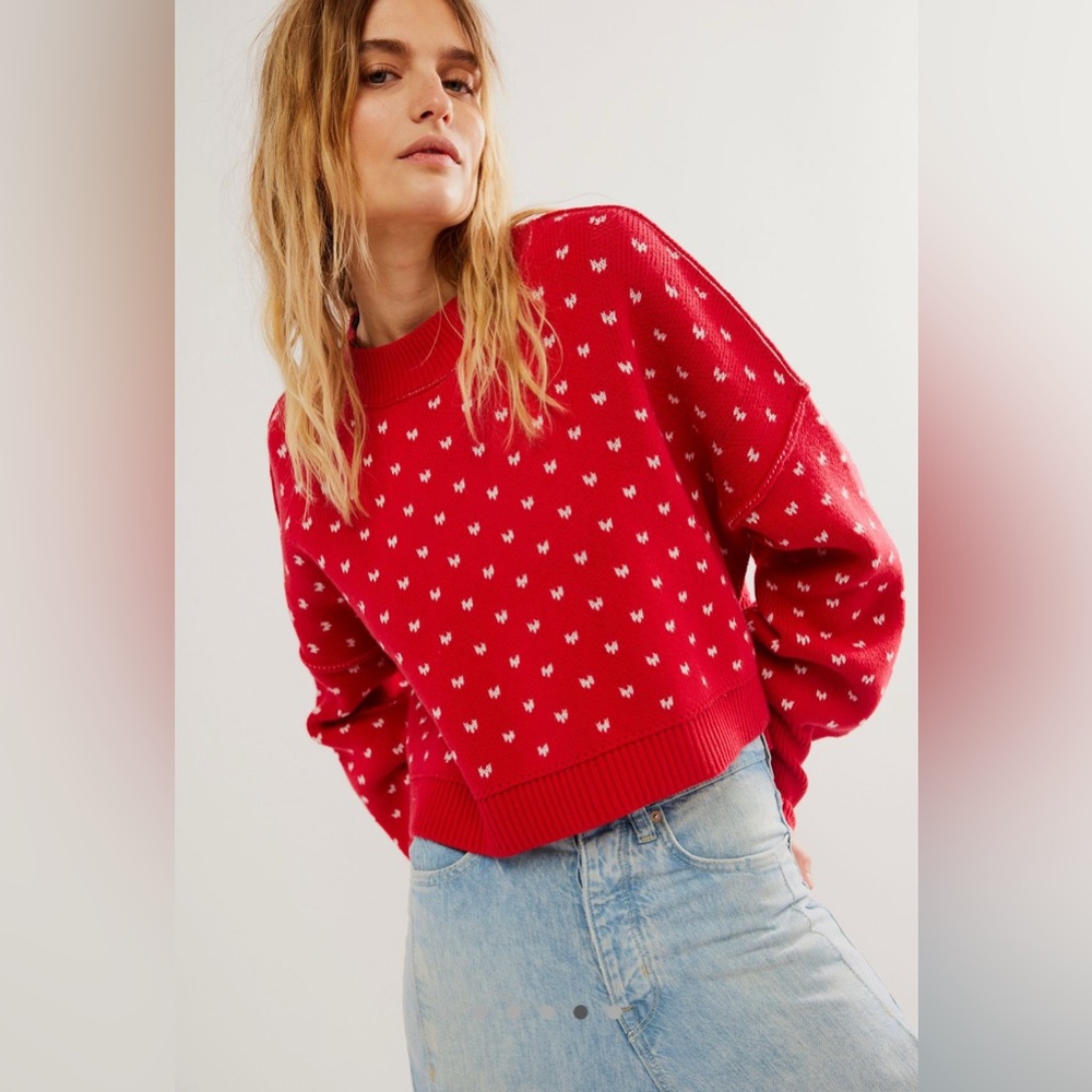 Free People Easy Street Patterned Crop - Small
